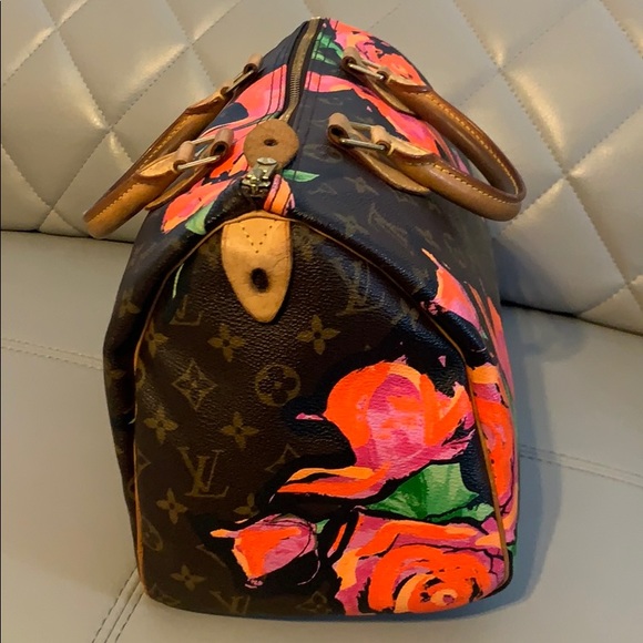 🌹Louis Vuitton 🌷Stephen Sprouse Roses Speedy30🌹 - Picture 3 of 16
